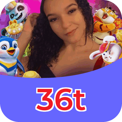 Interface do aplicativo 36t mostrando jogos disponíveis no iOS e Android